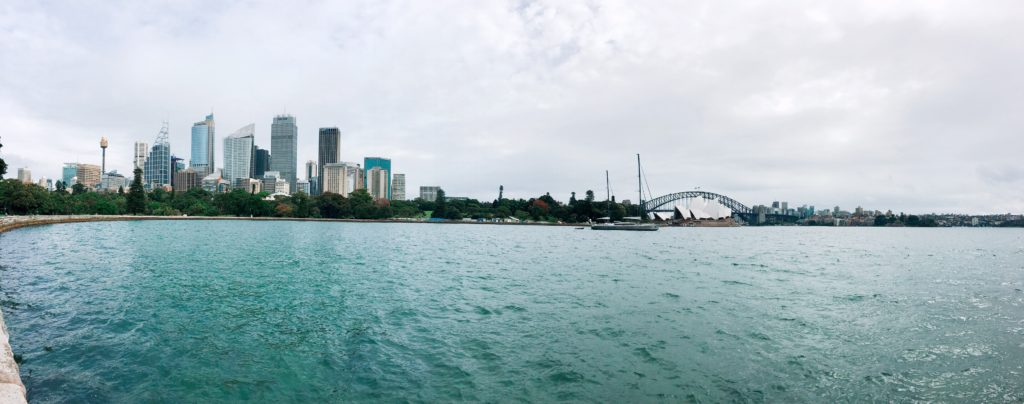Sydney harbor and city skyline. Find out the one thing that is most valuable to take with you as a guide during your travels.