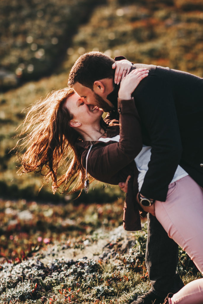 Adventurous + Windy Sonoma Coast Couples Session in Bodega Bay