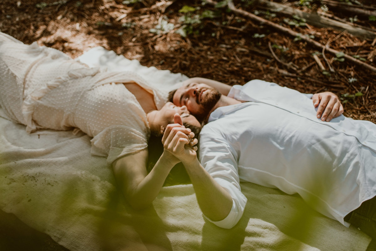 Feel like because you've never had pro photos taken, you'll be terrible at taking them? These two said the same. Read this post to see what the result was for this redwood engagement session.
